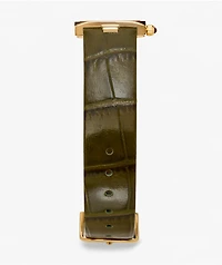 AURA Dice Gold & Olive Analog Watch
