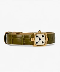 AURA Dice Gold & Olive Analog Watch