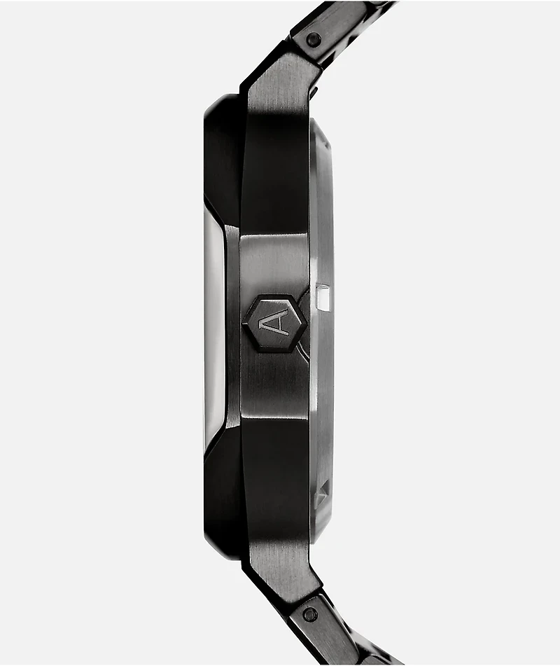 AURA Skeleton 002 Black Analog Watch