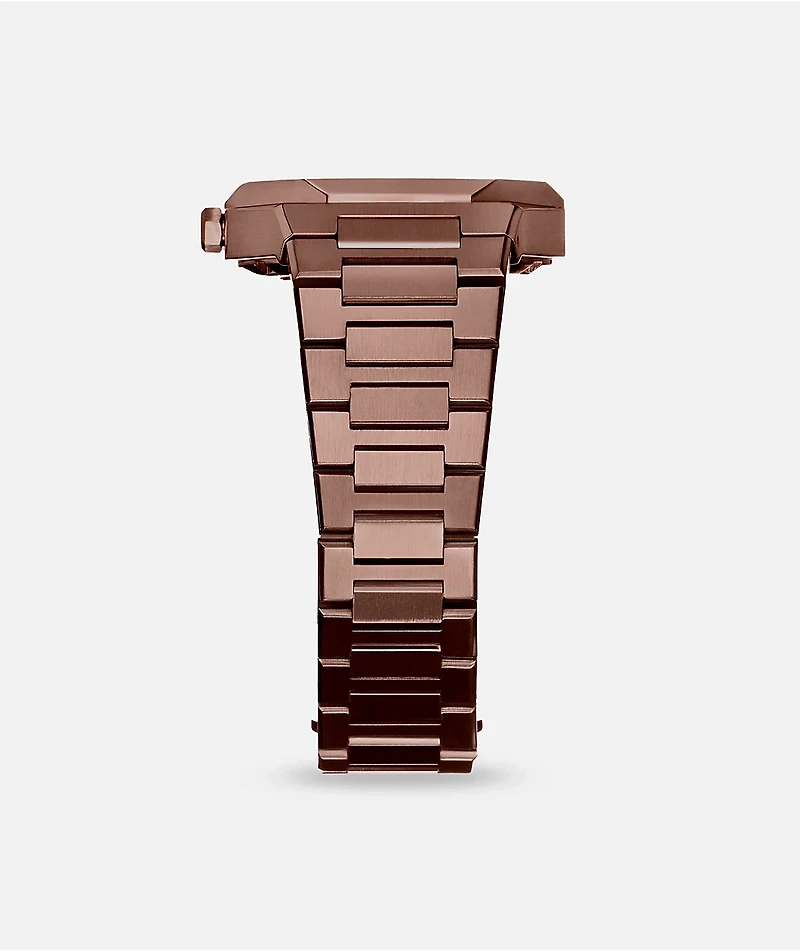 AURA Skeleton 002 Coffee Analog Watch