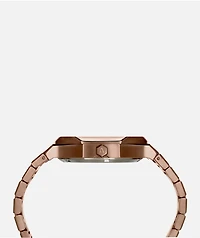 AURA Skeleton 002 Coffee Analog Watch