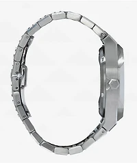 AURA Skeleton 002 Steel & Crystal Analog Watch