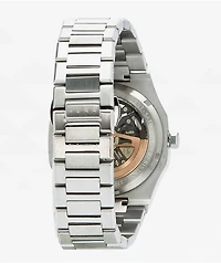 AURA Skeleton 002 Steel & Crystal Analog Watch