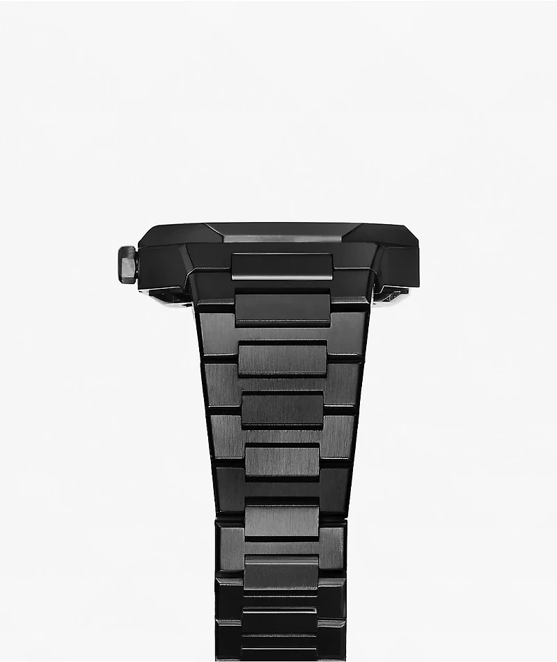 AURA Skeleton Black Analog Watch