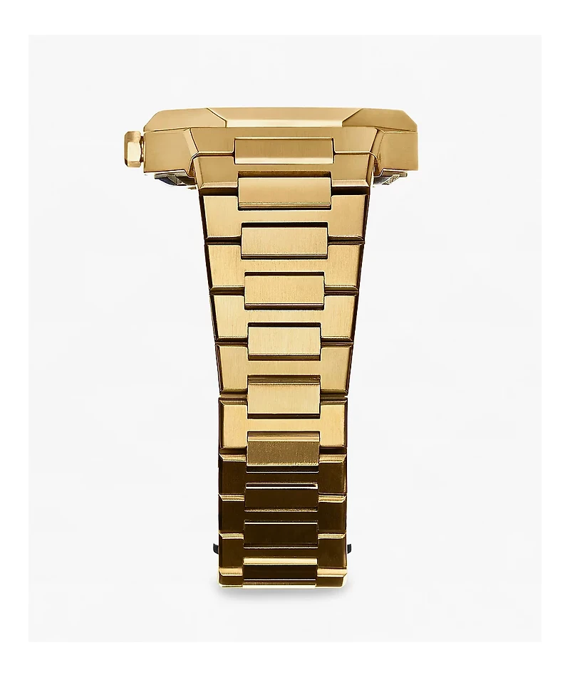 AURA Skeleton Gold Analog Watch