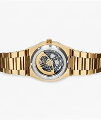 AURA Skeleton Gold Analog Watch