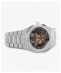 AURA Skeleton Steel Analog Watch