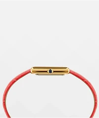 AURA Tank Ace Red & Gold Analog Watch