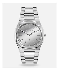 AURA Ultra Thin Mirror Stainless Steel Analog Watch