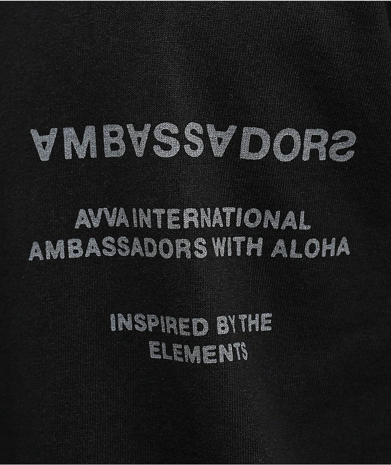 AVVA Barbed Globe Black T-Shirt