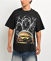 AYCE Cheeseburgers Black T-Shirt