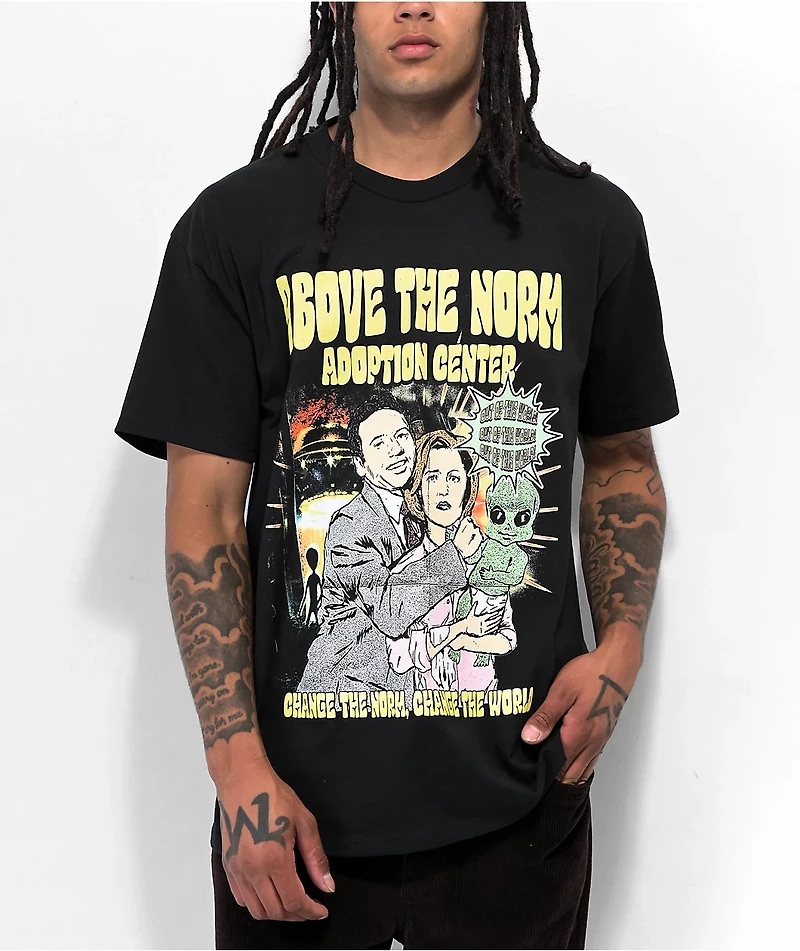 Above The Norm Adoption Center Black T-Shirt