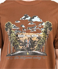 Above The Norm Hollywood Cowboy Brown T-Shirt
