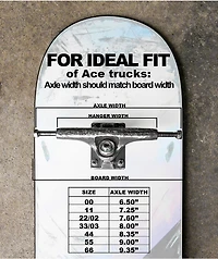 Ace 55 Polished Silver Skateboard Truck