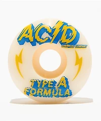 Acid Chemical Power 54mm 99a White Skateboard Wheels