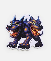 Acid Metal Double Trouble Sticker