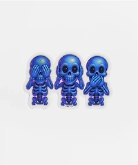 Acid Metal Skeleton Feelings Sticker