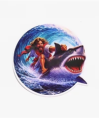 Acid Metal Wave God Sticker