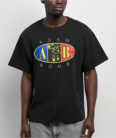 Adam Bomb 5 Star Black T-Shirt