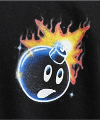 Adam Bomb Airbrush Black T-Shirt