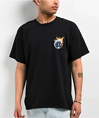 Adam Bomb Airbrush Black T-Shirt