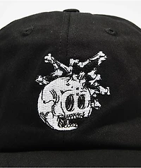 Adam Bomb Bones Black Strapback Hat