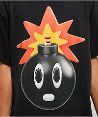 Adam Bomb Figure Black Wash T-Shirt