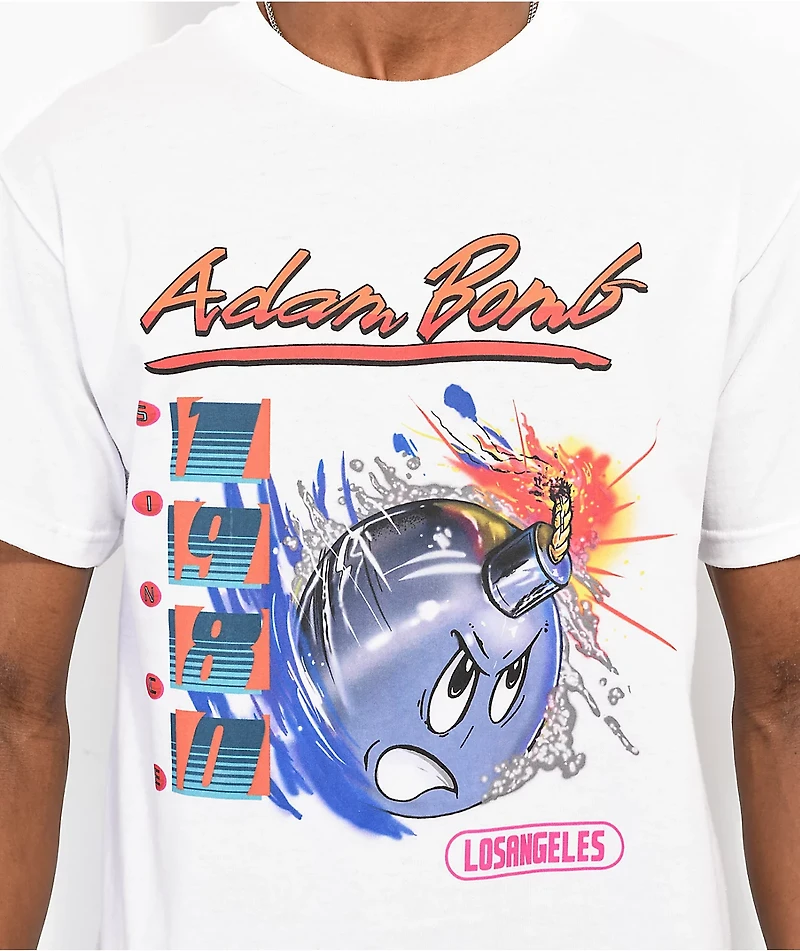 Adam Bomb Garage White T-Shirt