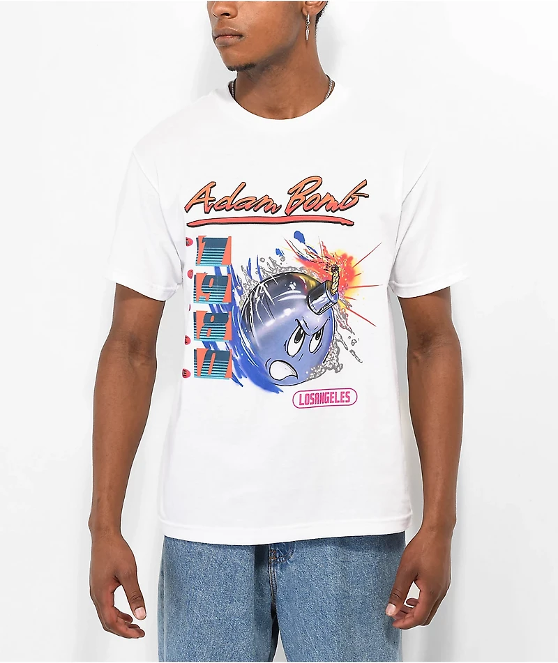 Adam Bomb Garage White T-Shirt