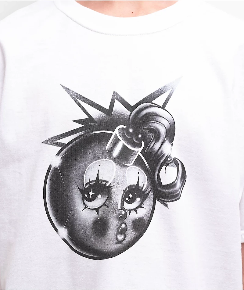 Adam Bomb Gigglez Bomb White T-Shirt