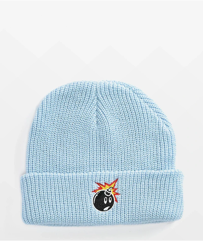 Adam Bomb Light Blue Beanie