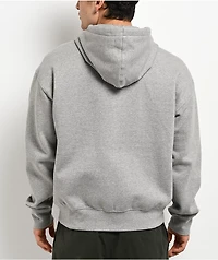 Adam Bomb Mascot Chenille Grey Zip Hoodie