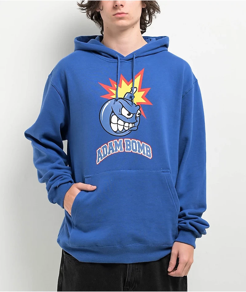 Adam Bomb Mean Blue Hoodie