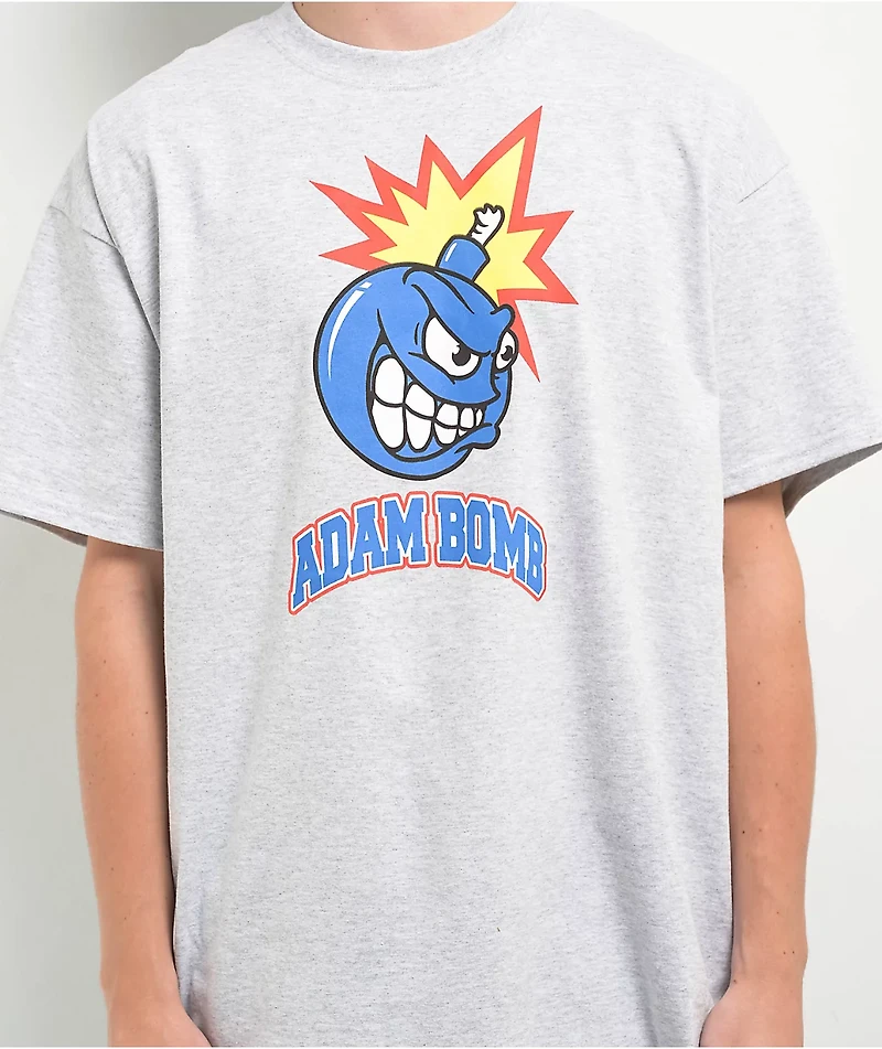 Adam Bomb Mean Heather Grey T-Shirt