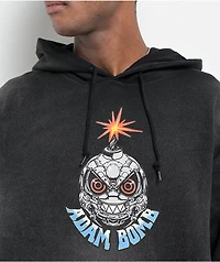 Adam Bomb Metal Black Wash Hoodie