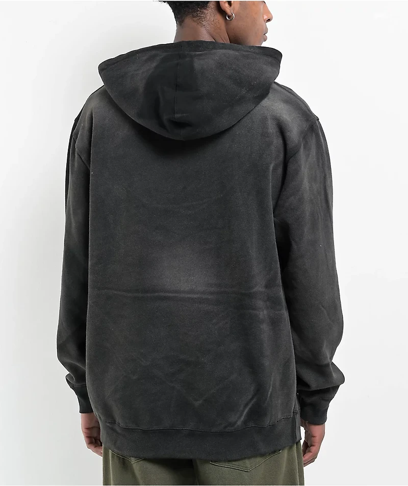 Adam Bomb Metal Black Wash Hoodie