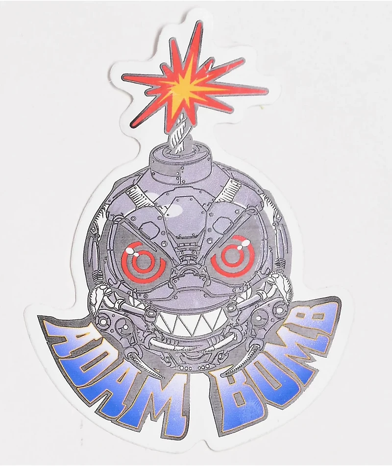 Adam Bomb Metal Bomb Sticker