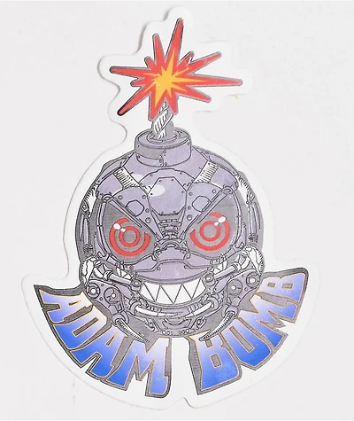 Adam Bomb Metal Bomb Sticker