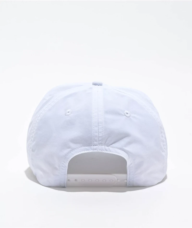 Adam Bomb Palms White Snapback Hat