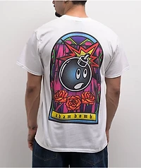 Adam Bomb Stained Glass White T-Shirt