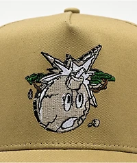 Adam Bomb Stone Bomb Khaki Snapback Hat