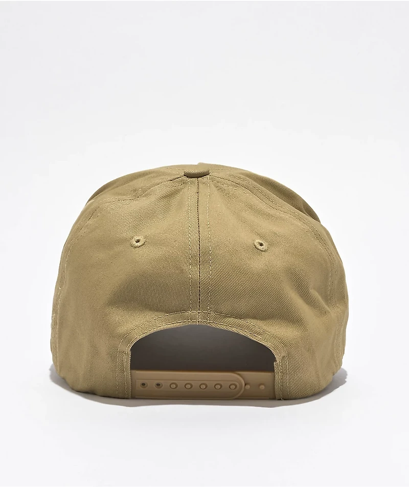 Adam Bomb Stone Bomb Khaki Snapback Hat