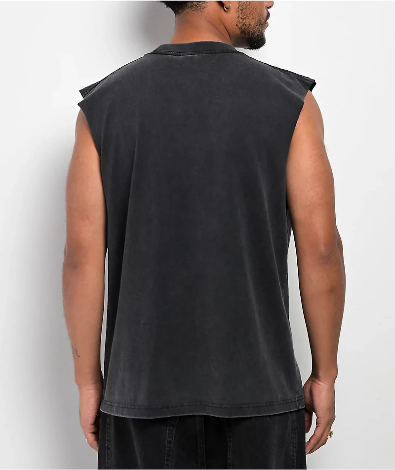 Adam Bomb Sunnydaze Black Wash Tank Top