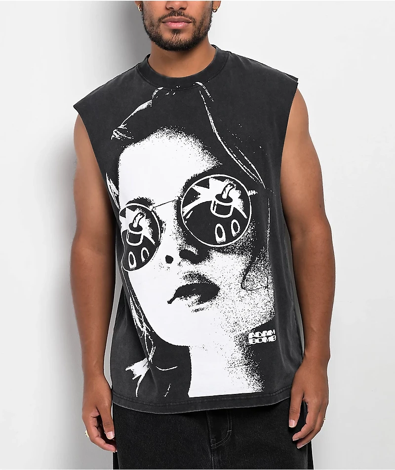 Adam Bomb Sunnydaze Black Wash Tank Top