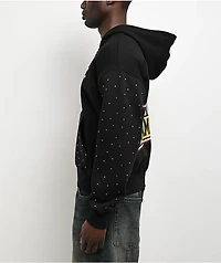 Adam Bomb Variety Patch Black Zip Hoodie