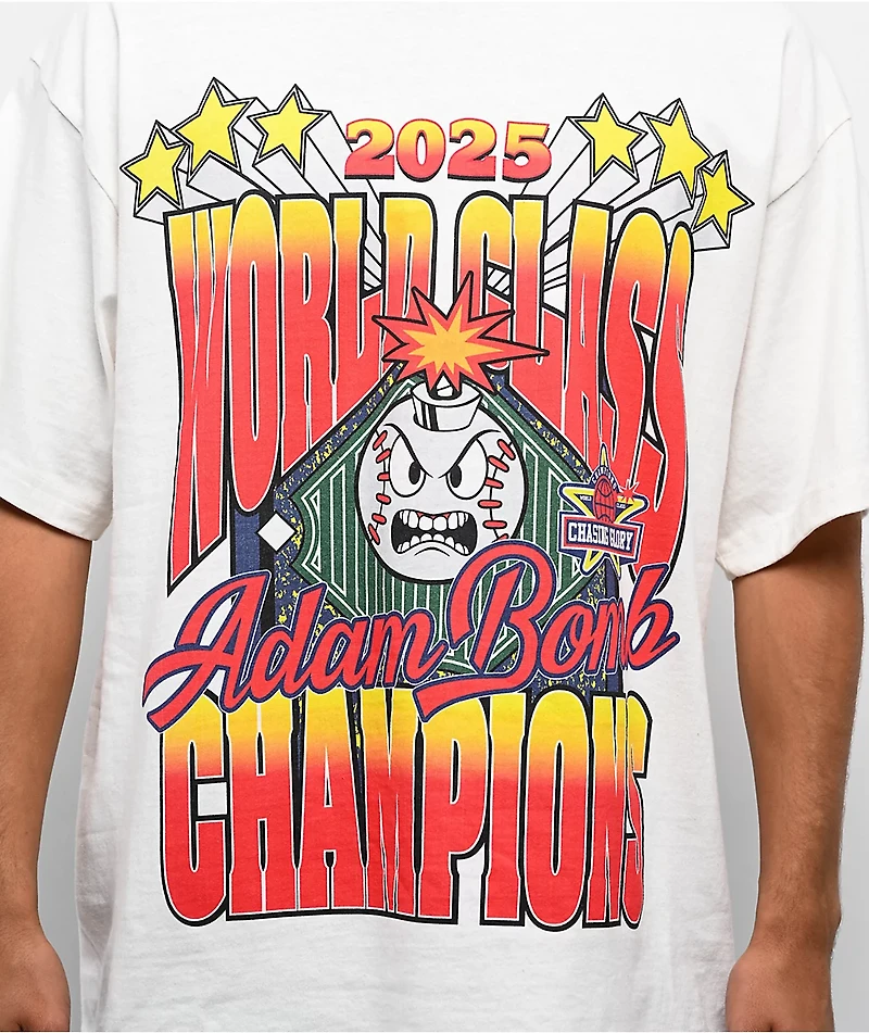 Adam Bomb World Class Beige T-Shirt
