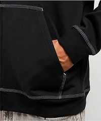 Adidas Originals Trefoil Essentials Black Zip Hoodie