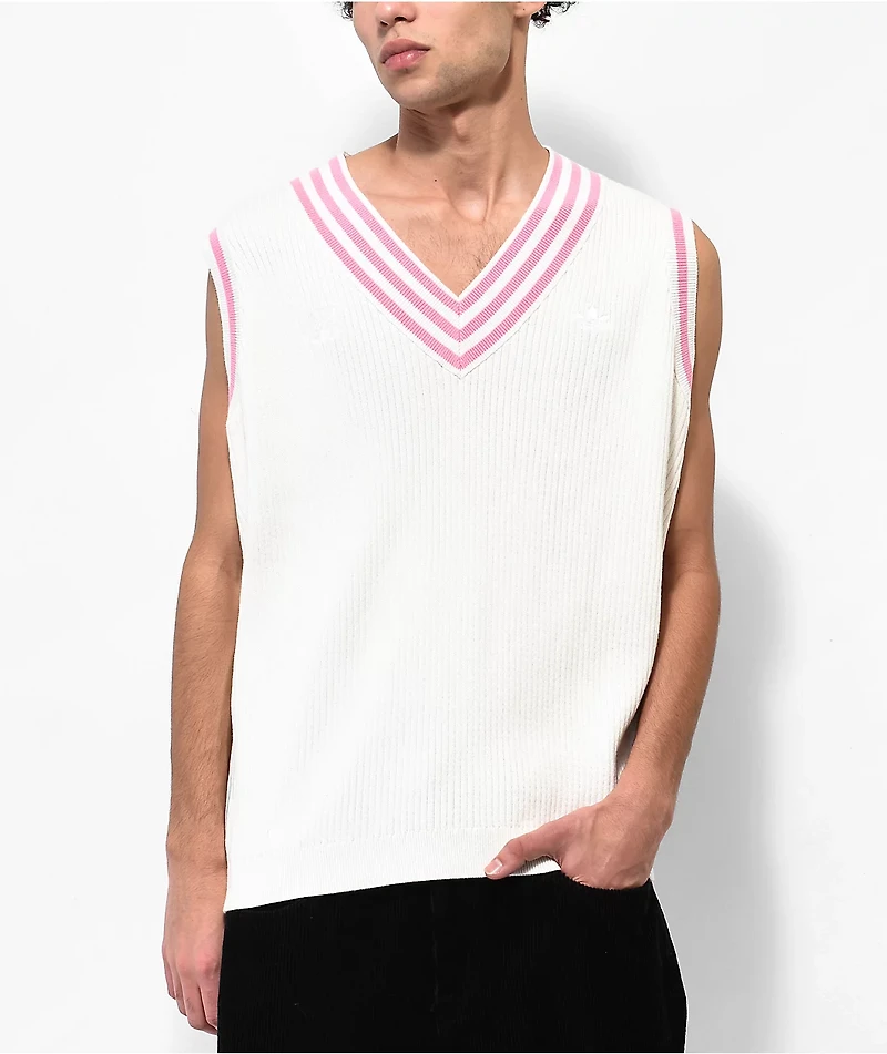 Adidas x Maxallure White Sweater Vest