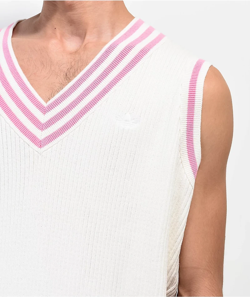 Adidas x Maxallure White Sweater Vest