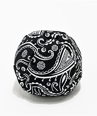 Adventure Imports Bandana Paisley Print Black Hacky Sack